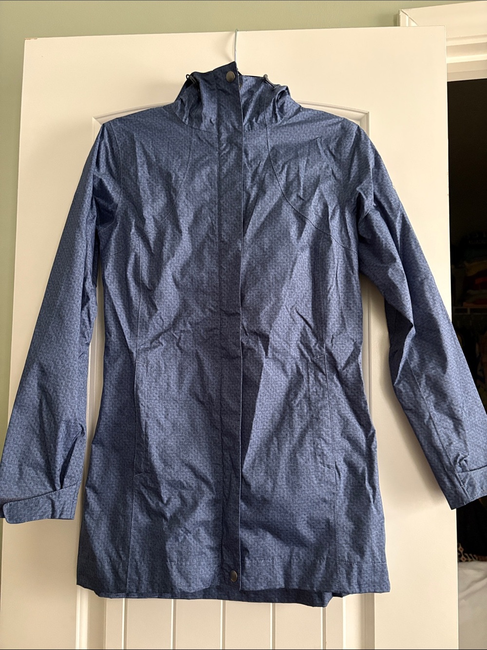 Columbia Navy Blue Women's Hooded Trench Coat